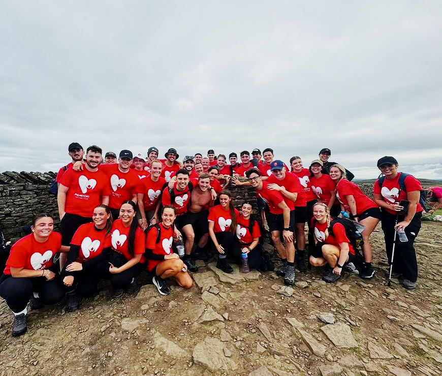 Yorkshire Three Peaks team